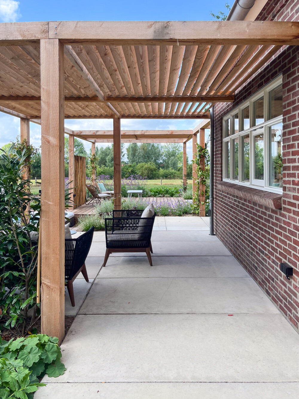 Landelijke wellnesstuin