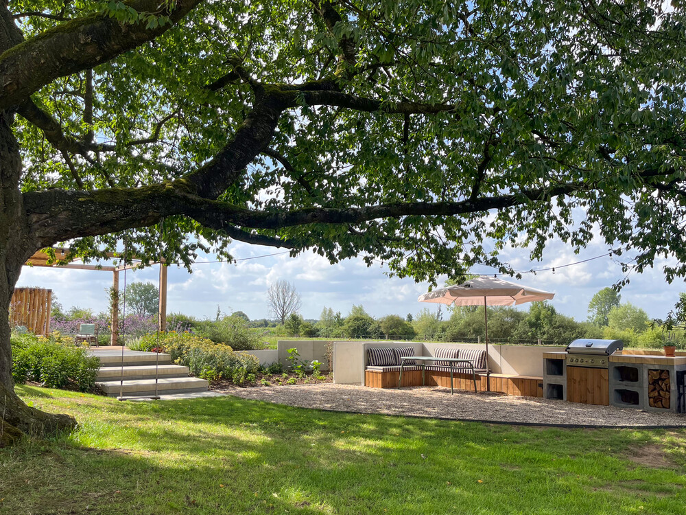 Landelijke wellnesstuin