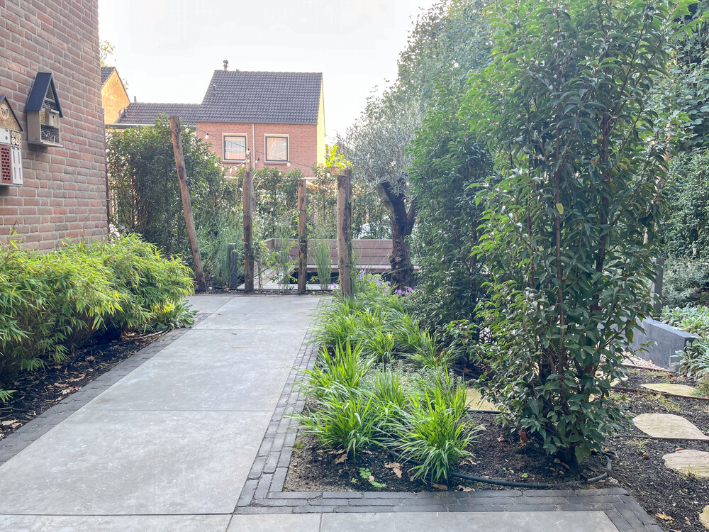 Vakantie tuin aan de bosrand