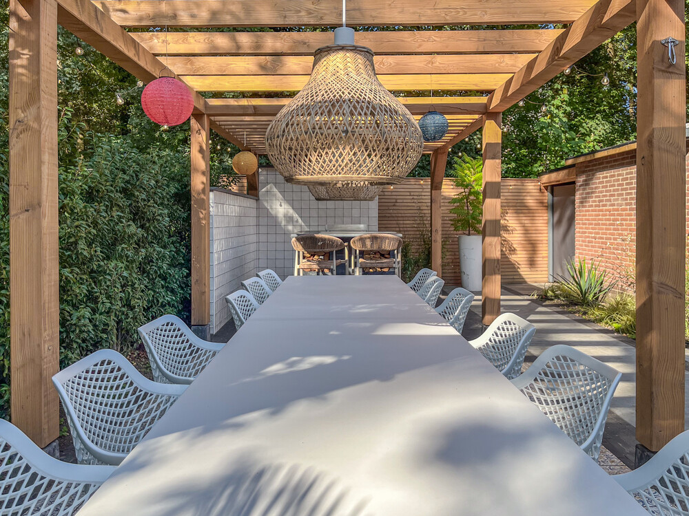 Vakantie tuin aan de bosrand