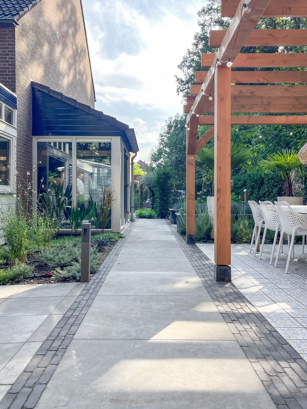 Vakantie tuin aan de bosrand