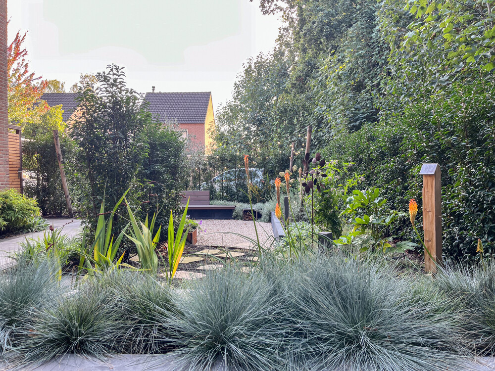 Vakantie tuin aan de bosrand