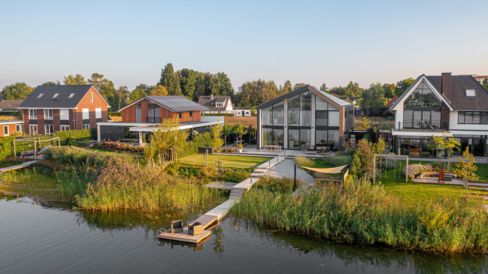 Vergezicht over de plas