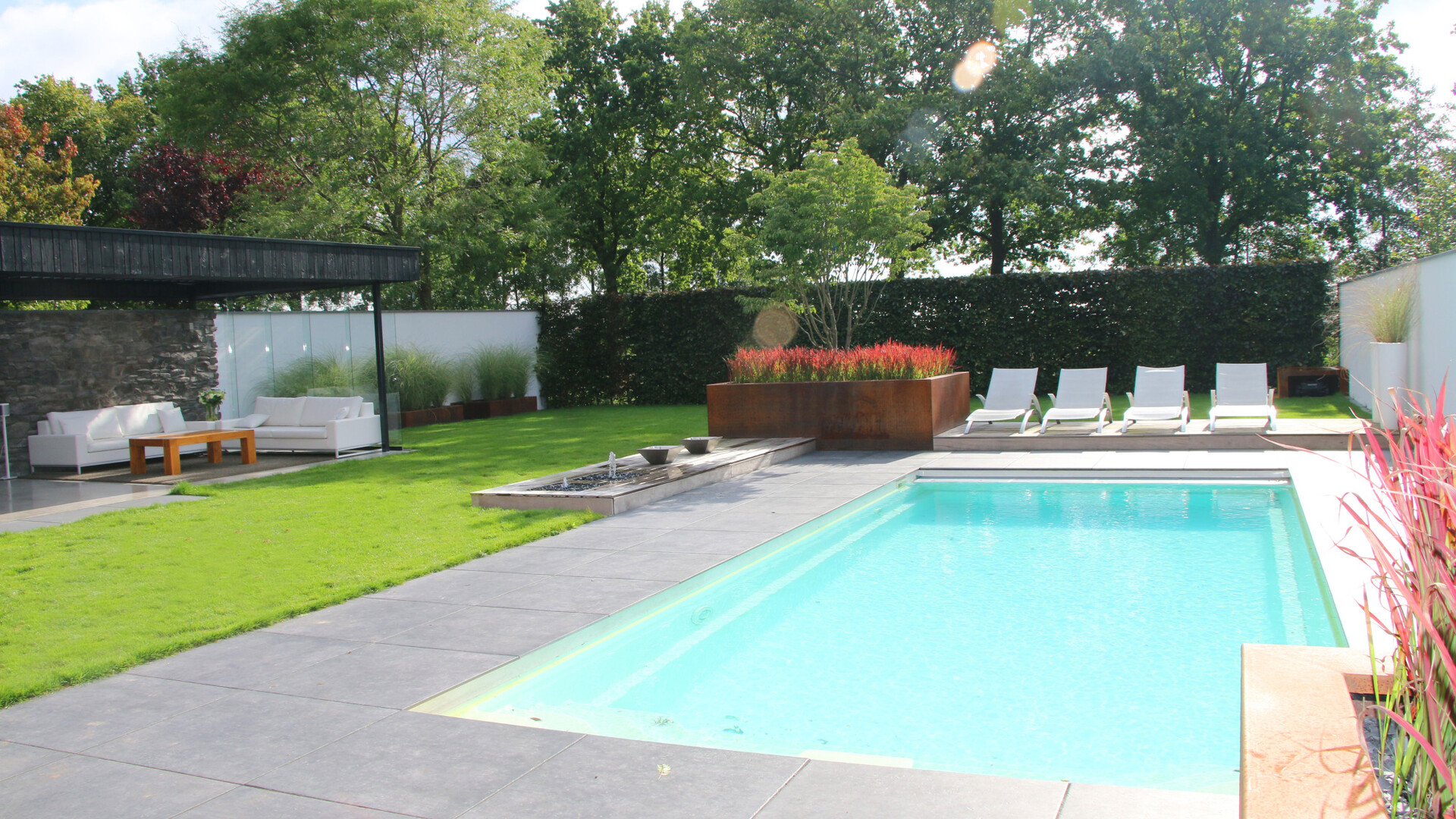 Algemene foto project Luxe zwembadtuin