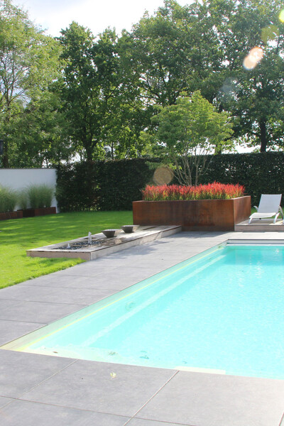 Luxe zwembadtuin, Groesbeek